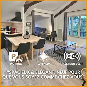  Appartement Magnifique -t2 Spacieux&calme -neuf -parking